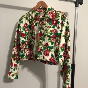 Floral Jean Jacket